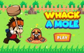 Play Whack A Mole Typing Game